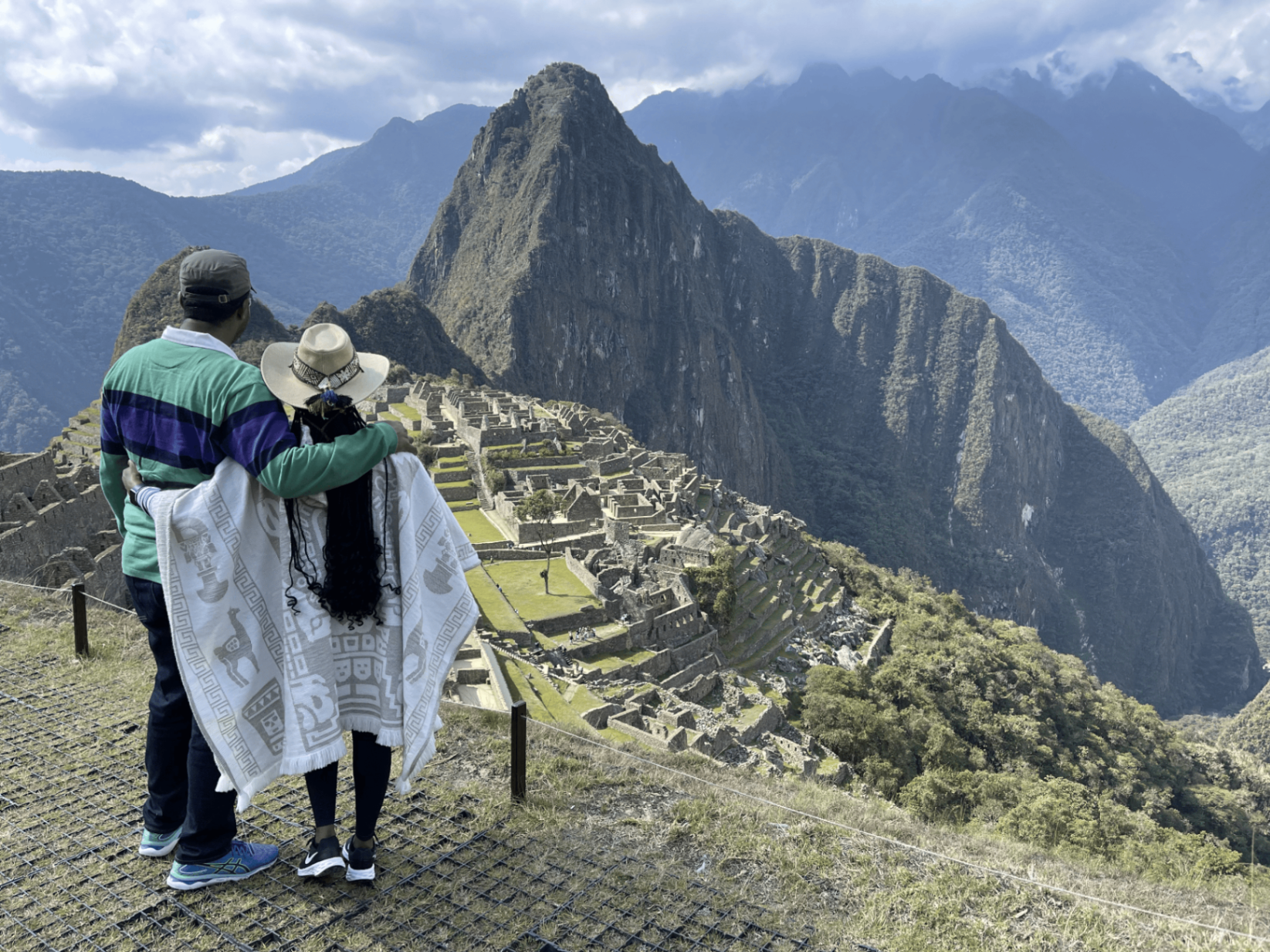Tyheissa and Donovan at Machu Picchu